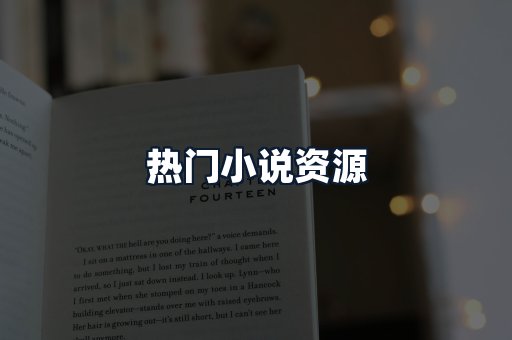 热门小说资源